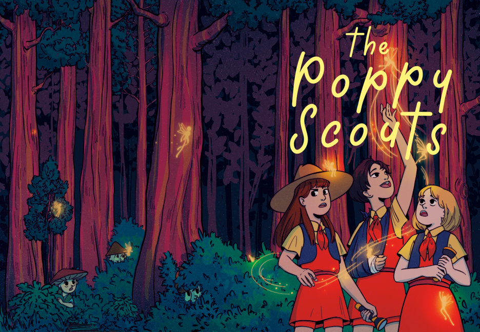 Self-Directed Work, 2025, Based off Grace Puente's The Poppy Scouts Self-Directed Work, 2025, Based off Grace Puente's The Poppy Scouts