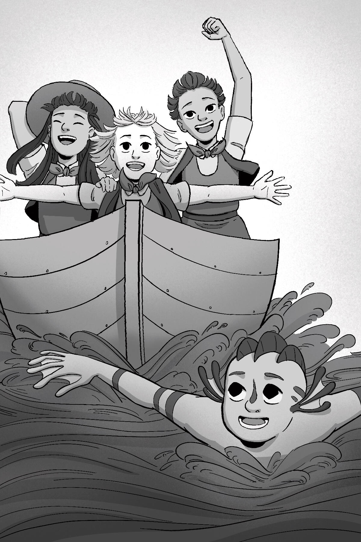 Self-Directed Work, 2025, Based off Grace Puente's The Poppy Scouts